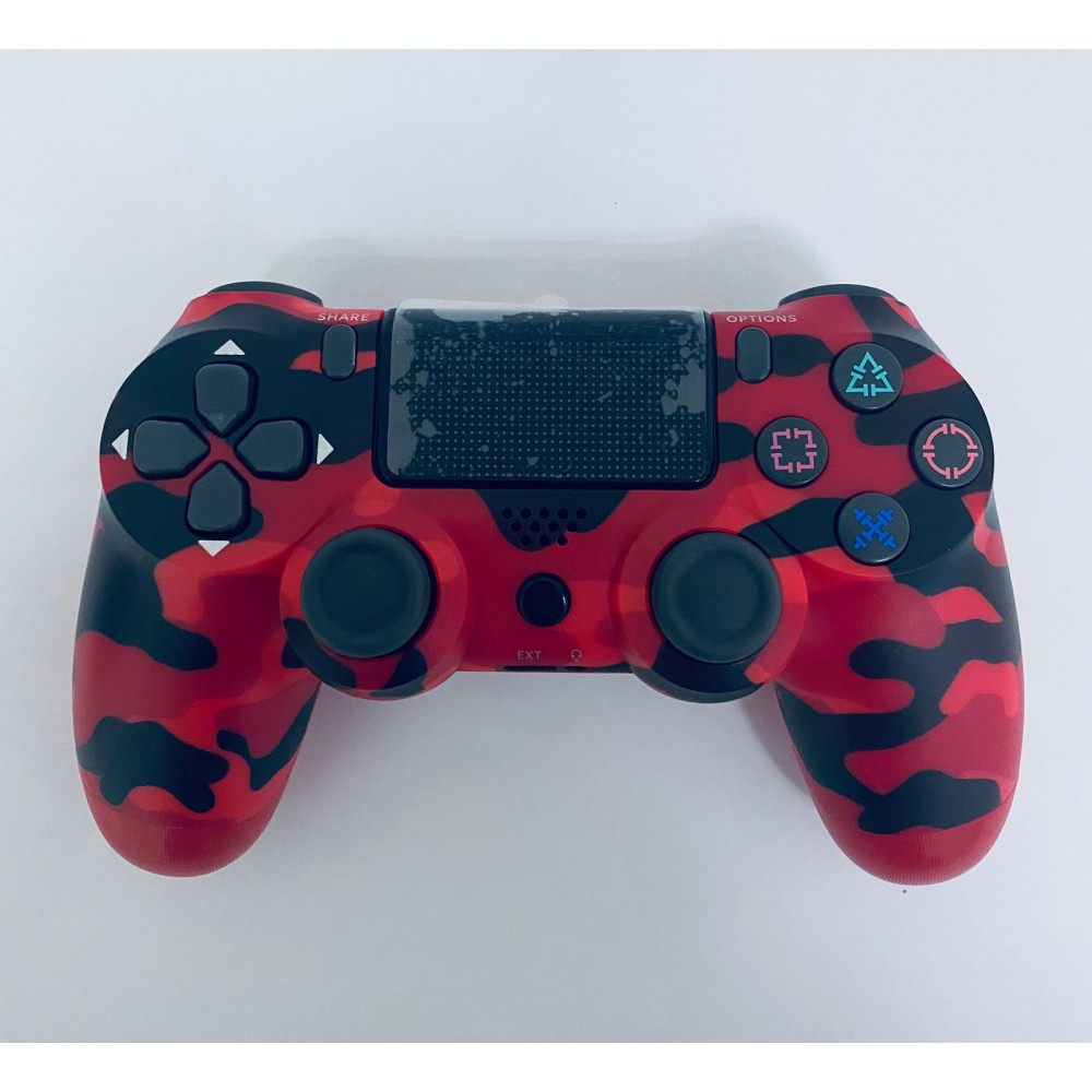 Геймпад для PS4 (Красный камуфляж)