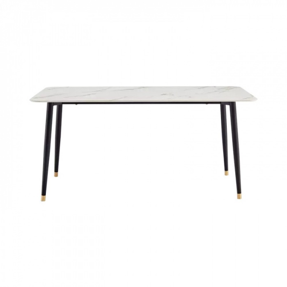 Комплект обеденной мебели стол 1.4м и 4 стула Xiaomi Lin's Wood Light Luxury Table and Four Chairs White&Black