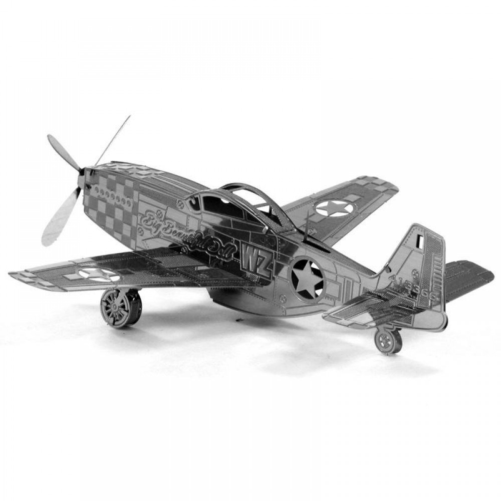 Сборная модель 3D-Mustang P-51 (3DJS013)