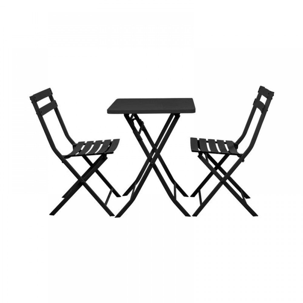 Набор обеденной мебели Складной квадратный стол и 2 стула Xiaomi MWH Colorful Folding Square Table And 2 Folding Chair Set Green